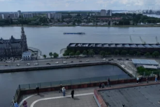 Anvers étend les 30 jours de baignade gratuite au Bonapartedok près du MAS