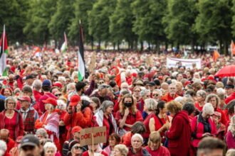 Des dizaines de milliers manifestent à Bruxelles pour exiger un cessez-le-feu à Gaza