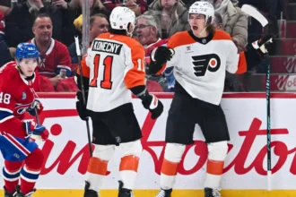 Flyers à deux points du sommet NHL en pause