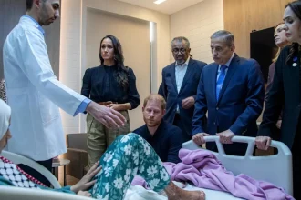L'émouvante rencontre de Meghan et Harry avec des enfants blessés de Gaza