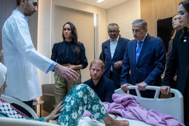 L'émouvante rencontre de Meghan et Harry avec des enfants blessés de Gaza