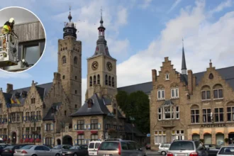 Les pompiers de Diksmuide sauvent un chat coincé dans une fenêtre à soufflet