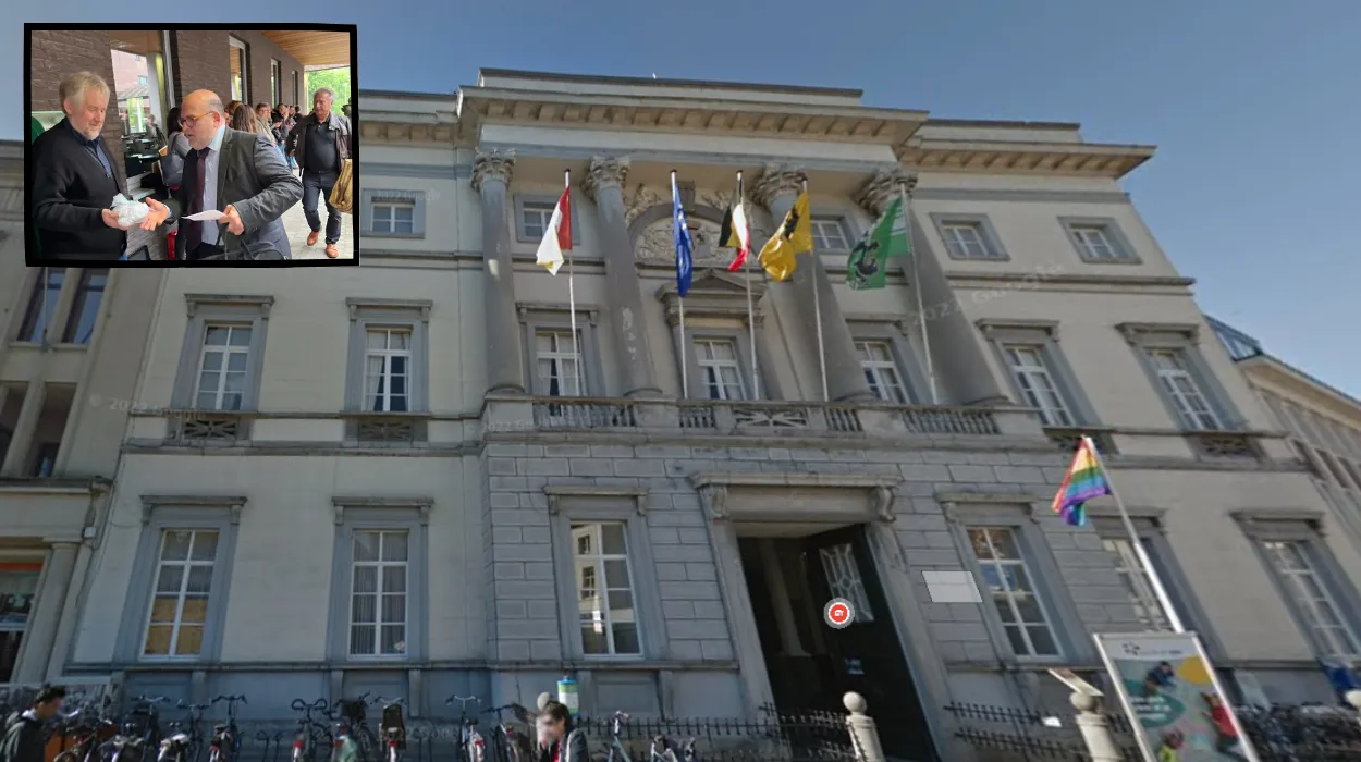 Protestation des couches sales après la suppression du service de garde d'enfants à Alost