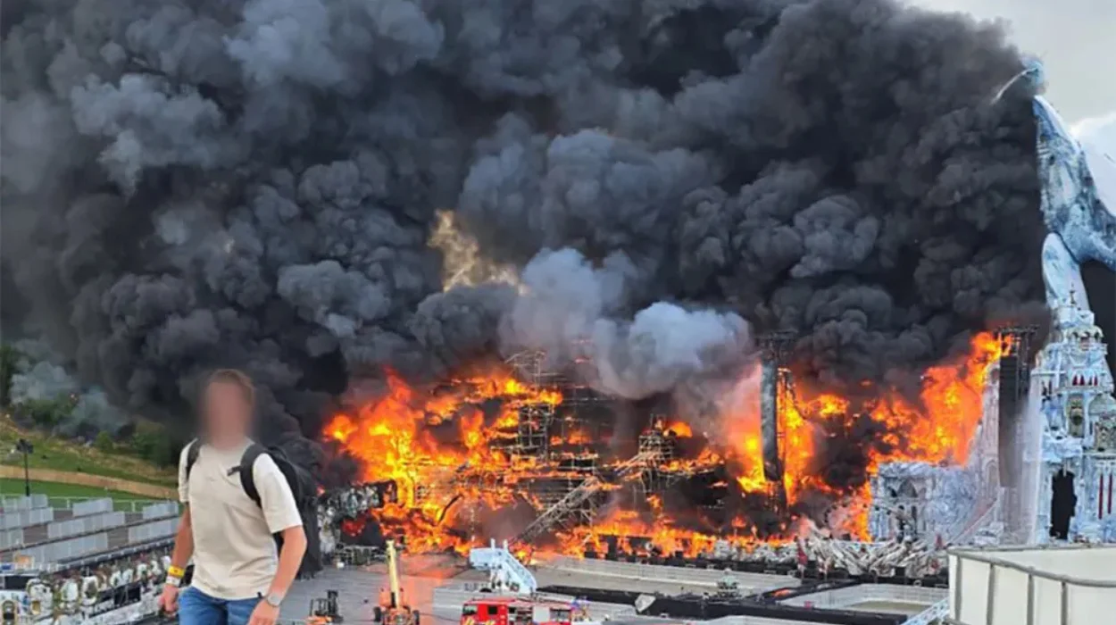 Un incendie détruit la scène Orbyz de Tomorrowland 2025 avant le début du festival